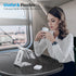 OMOTON Foldable Cell Phone Stand, C4 Portable Aluminum Phone Holder, Adjustable Phone Dock Cradle Compatible with iPhone 14/13/12/11 Pro Max, Sams...
